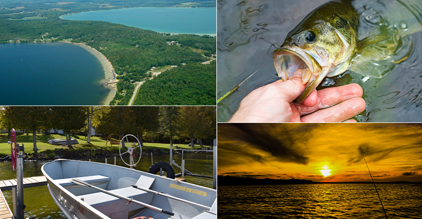 Big Manistique Lake Fishing -- Curtis MI Lakes and Fishing