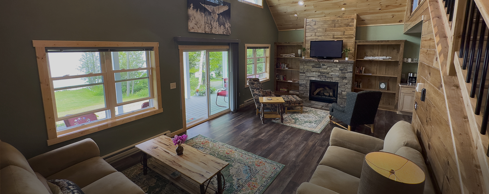 Curtis MI Cabin Rental on Lake